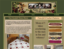 Tablet Screenshot of momof5daughters.com